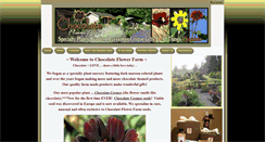 Desktop Screenshot of chocolateflowerfarm.com